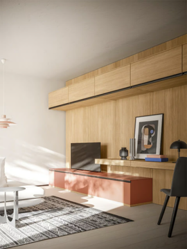 KOBY - Sectional wooden walk-in wardrobe by Santalucia Mobili - view 3